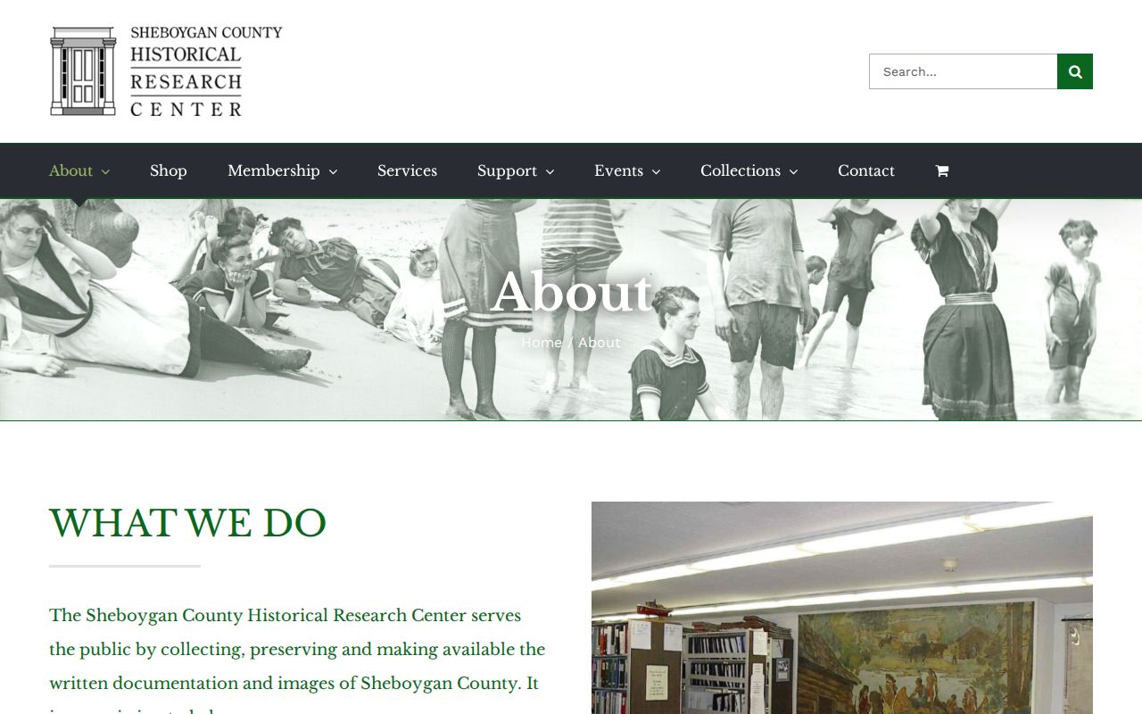 Sheboygan County Historical Research Center holdings for directories, maps, and family research